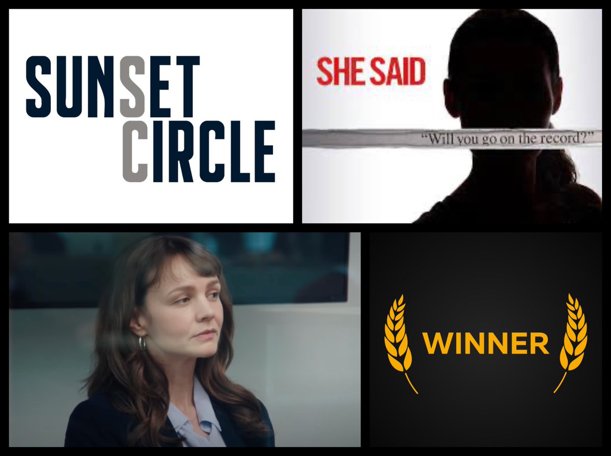 Best Supporting Actress, Winner: Carey Mulligan #SheSaid #SCAwards