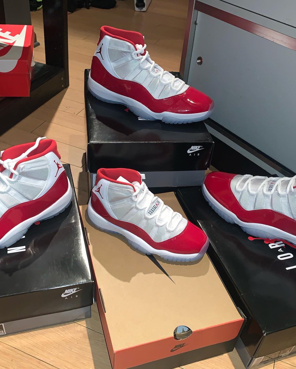 MeatRoll_Freako's tweet photo. New Air Jordan 11 Retro “Cherry” few sizes left come grab them https://t.co/NjTIfGOs63