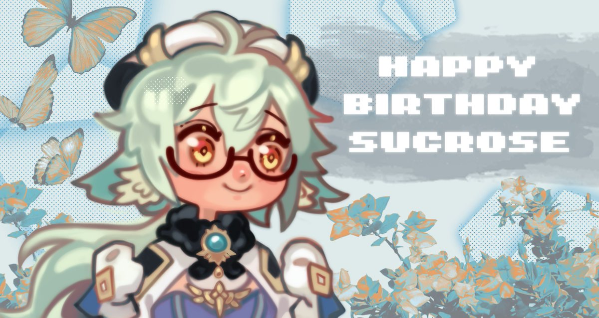 I made this for sucrose birthday, but I forgot to post it ueueueue anyways...

Happy Birthday, Sucrose!
#原神 #GenshinImpact #GenshinImpactCC