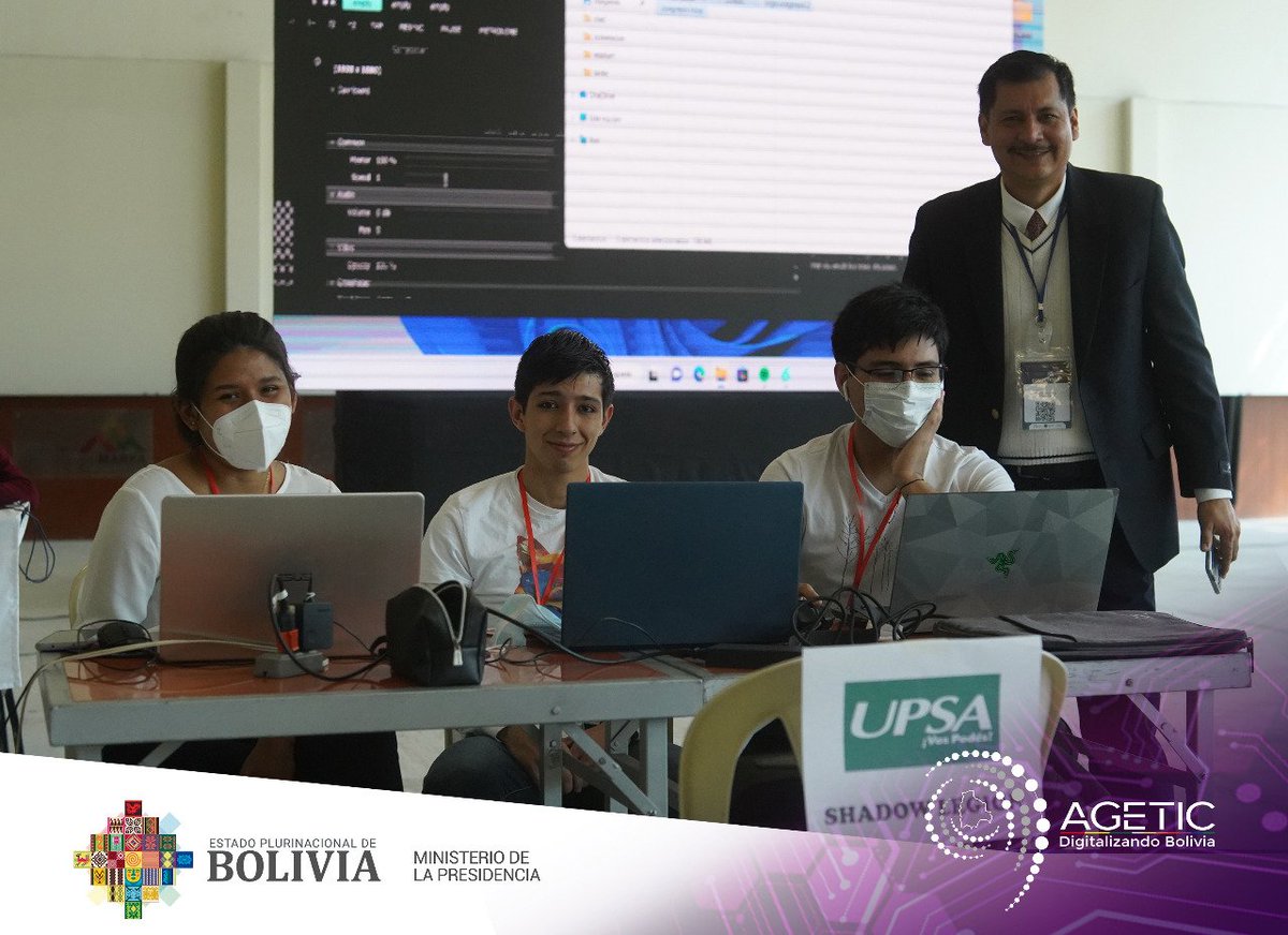 AgeticBolivia's tweet photo. (...) compartieron conocimientos, experiencias y buenas prácticas en temáticas actuales y de tendencia en #ciberseguridad, #tecnología y #gobierno, junto a nuestros especialistas y expertos nacionales e internacionales.

#CIDSI #TG 2022
#SoberaníaTecnológica https://t.co/IFbgfj91Nu