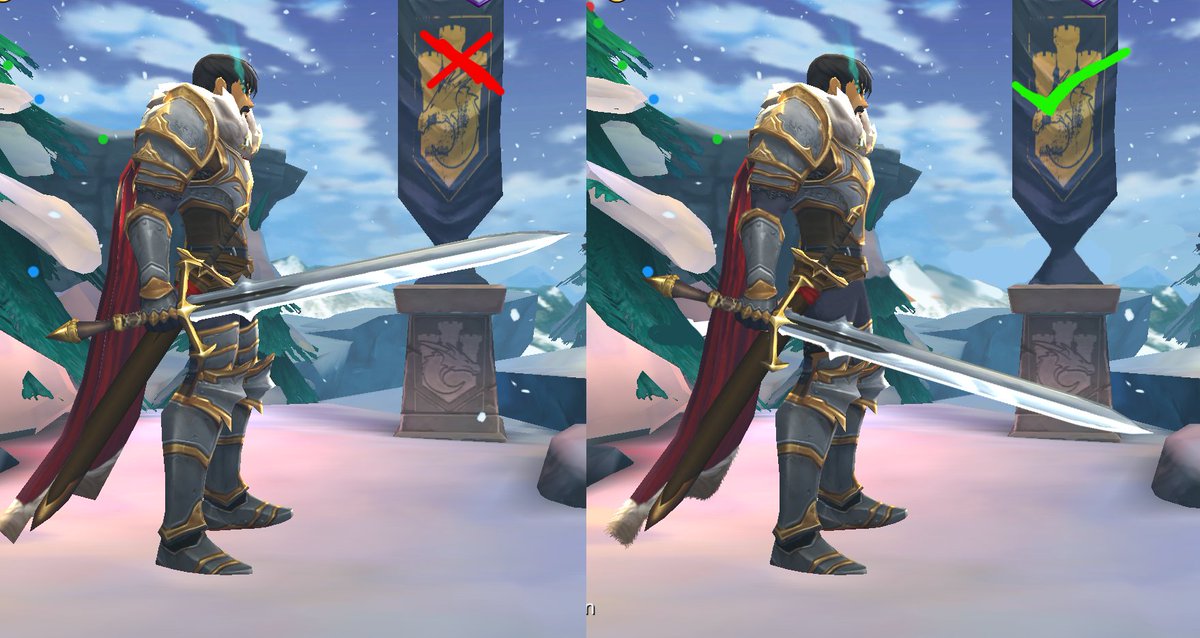 Arcanyus's tweet photo. normally this would not be the ideal grip for swords, do you intend to change that someday? https://t.co/ZNv2Sb8skE