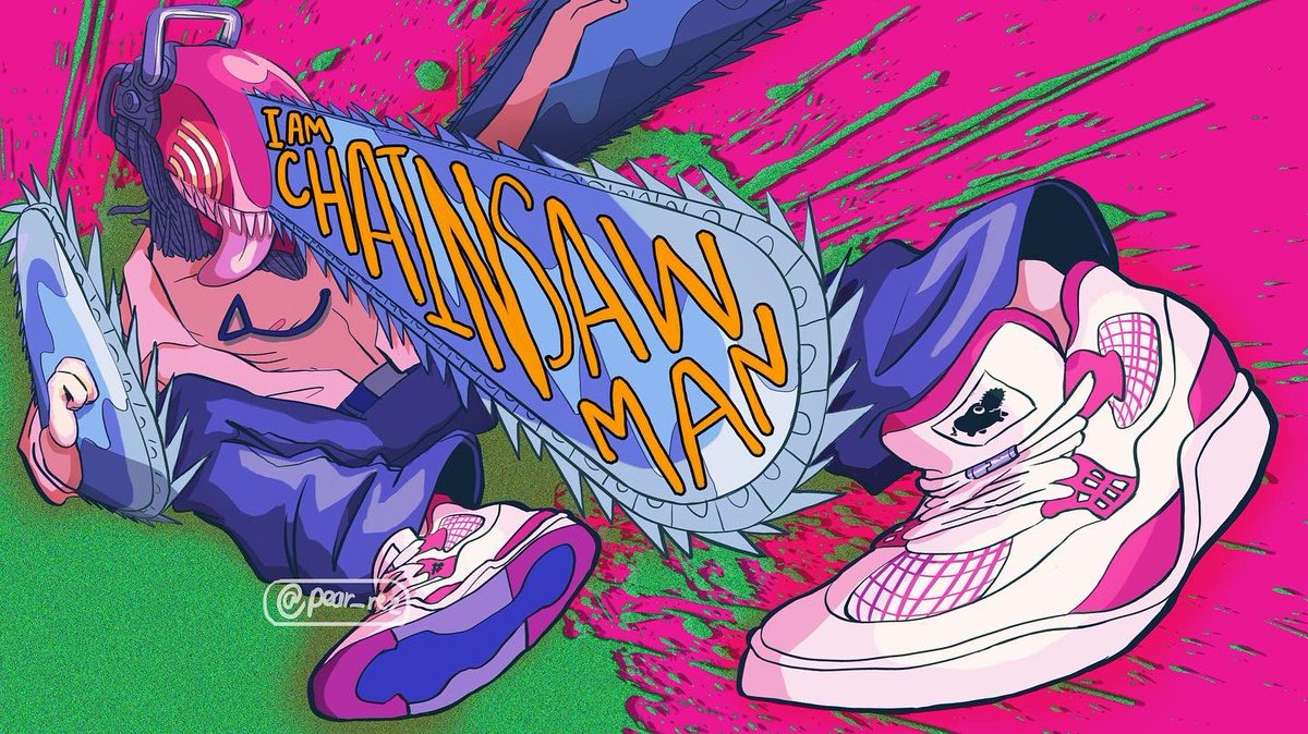 pear_rez's tweet photo. Chainsaw man is just one big shoe advertisement w/their char designs
It was between “I am chainsawman” or “I love boobs” for the cap 👍

#chainsawman #csm #csmfanart #speedpaint #artistsoftiktok #denji #denjichainsawman #denjicsm https://t.co/VUroKKXqDH