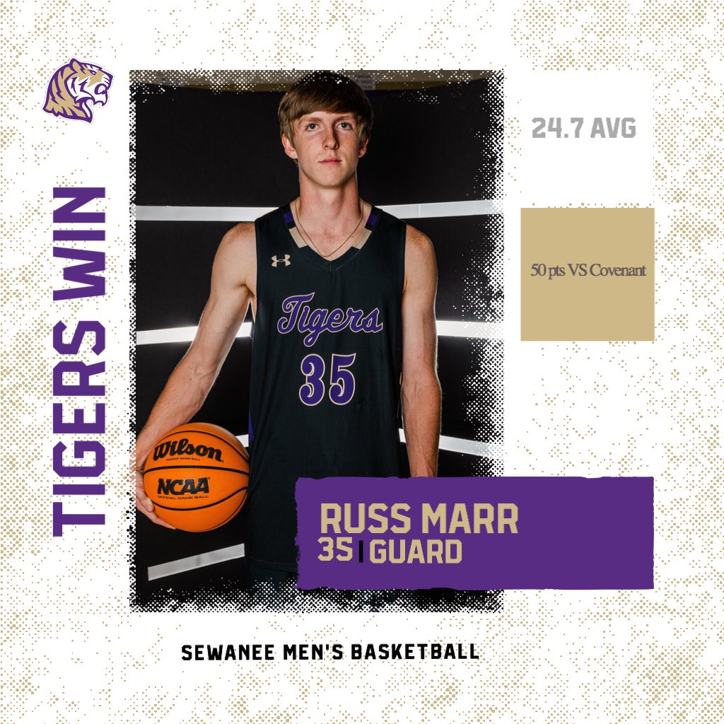 SewaneeHoops's tweet photo. Tigers Win in OT 108-100! Russ Marr with another outstanding game. Way to go Tigers! #YSR https://t.co/cyk47MBIYD