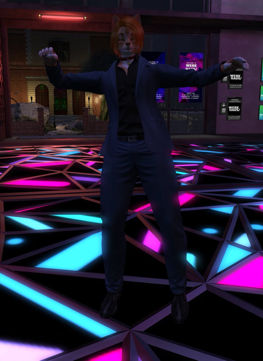 WhereMyMeowMix's tweet photo. Something I have not done in ages, get up and dance while listening to dj @RemiJCrowley spinning the tunes right now @WerkHausSL https://t.co/tegVfMWenI