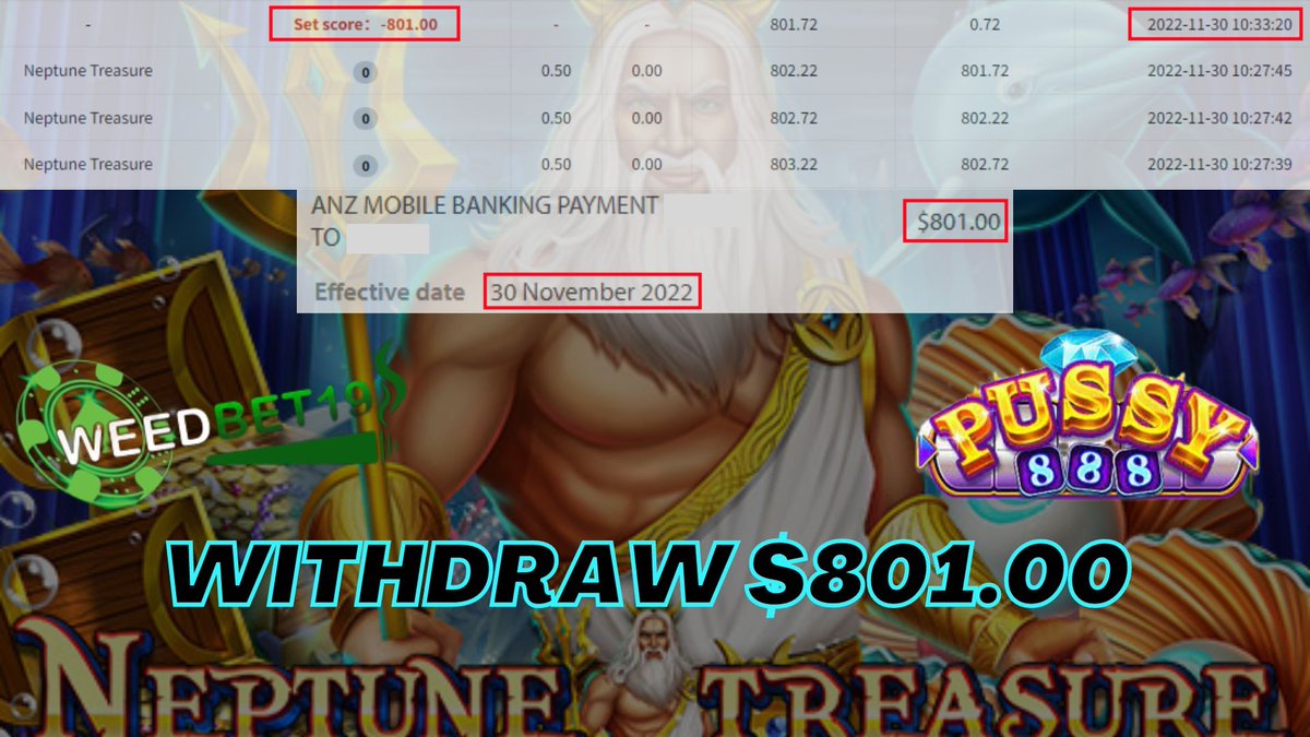 weedbet19's tweet photo. 🎉Congratulation To Weedbet19 Member Get Withdraw🎉

💨 Platform : Pussy888
💨 Game : Neptune Treasure
💨 Deposit : $50
💨 Withdraw : $801

Join us now and become the next winner💓
WhatsApp CS1 : https://t.co/bORMXkOe2s https://t.co/GEN6VICZ7Q