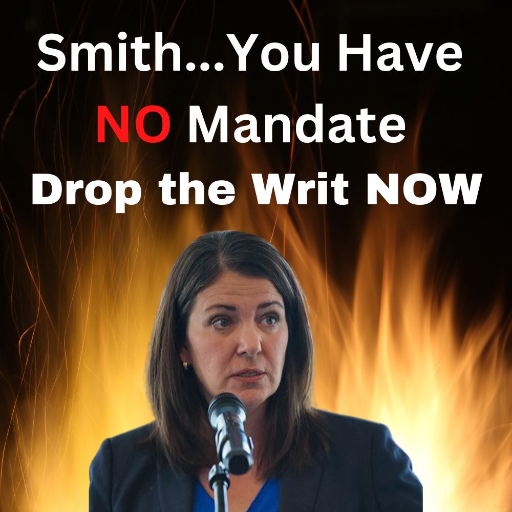 Twreck1031's tweet photo. This has got to stop. Smith and the entire #UCP continue to take Alberta apart. #DropTheWrit and let ALL Albertans decide if you stay or go. #ableg @abpoli #FireTheUCP #ucpgetgone https://t.co/LV8g9jqPsi