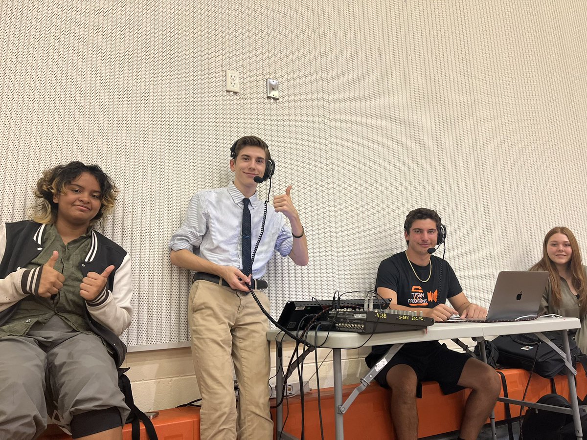 OCTitanTv's tweet photo. Tonight’s Broadcast crew https://t.co/uKjxM4RRNm
