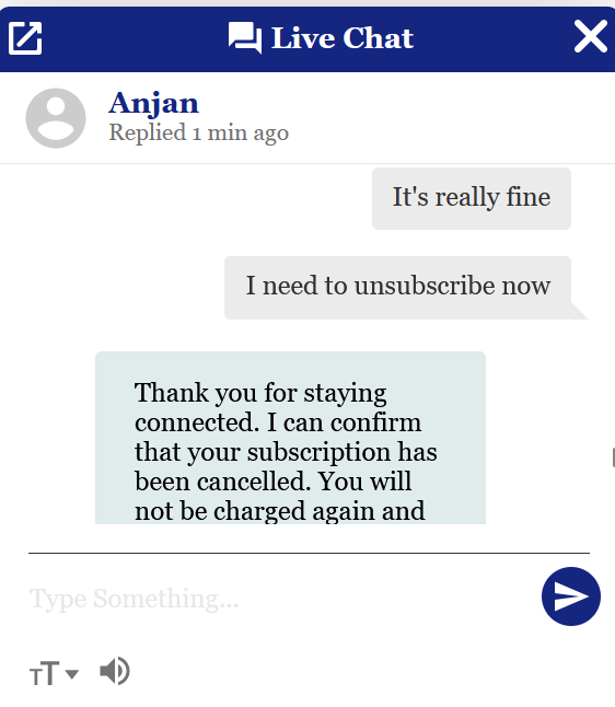 Chang_ElisaTY's tweet photo. And then they continued to promote the app's design, features, exclusive newsletter... I was already googling "The Economist unsubscribe reddit" &amp; "turing test questions for chat bot." And then finally around 9:10pm (20mins after started) they confirmed it's cancelled. https://t.co/CAygJ973p0
