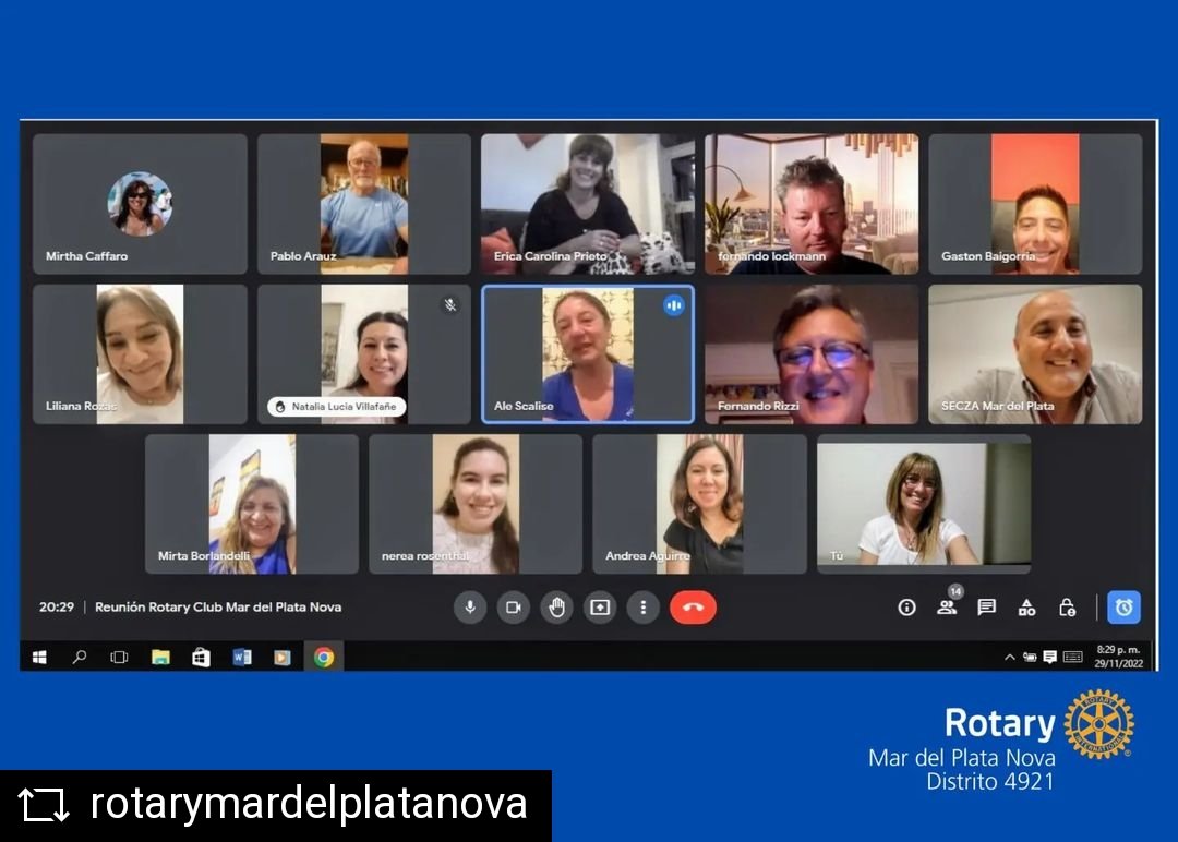 RCMDPNova's tweet photo. 🙌 Reunión del club...

Presencial, virtual ... 
Sea como sea,  disfrutamos de cada encuentro 🤩💓

#Rotary #ImaginaRotary💚💜
#SomosRCMdPNova 💪 https://t.co/fMjI2ix40u
