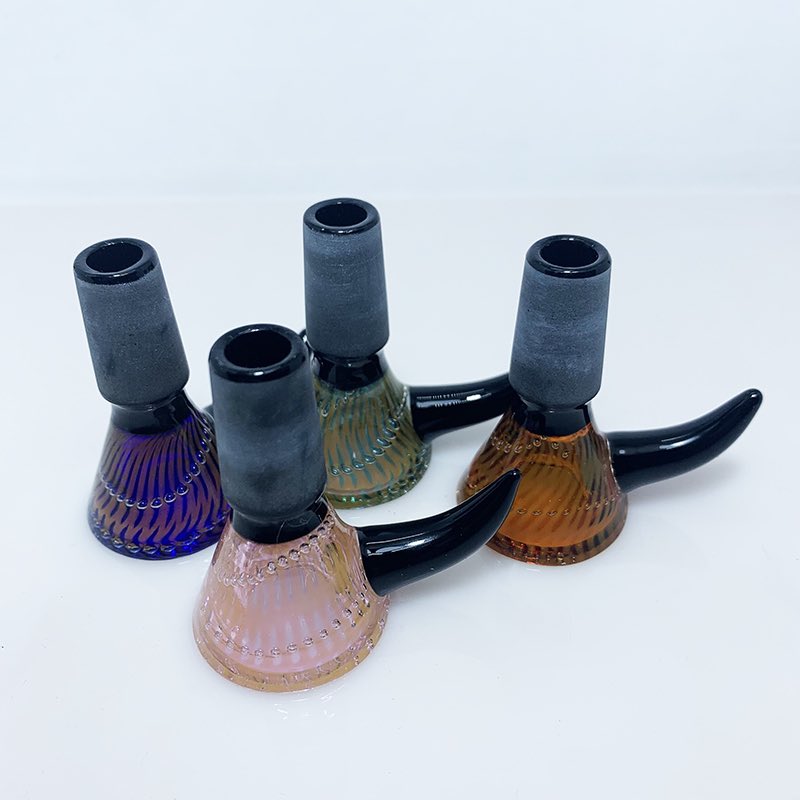 steamcrocodile1's tweet photo. Horn Bowl Hookah 14mm Multicolor Ttriped Glass Bowls  Bong Bowl  Water Pipe Dab Rig https://t.co/59dVYuz3M1