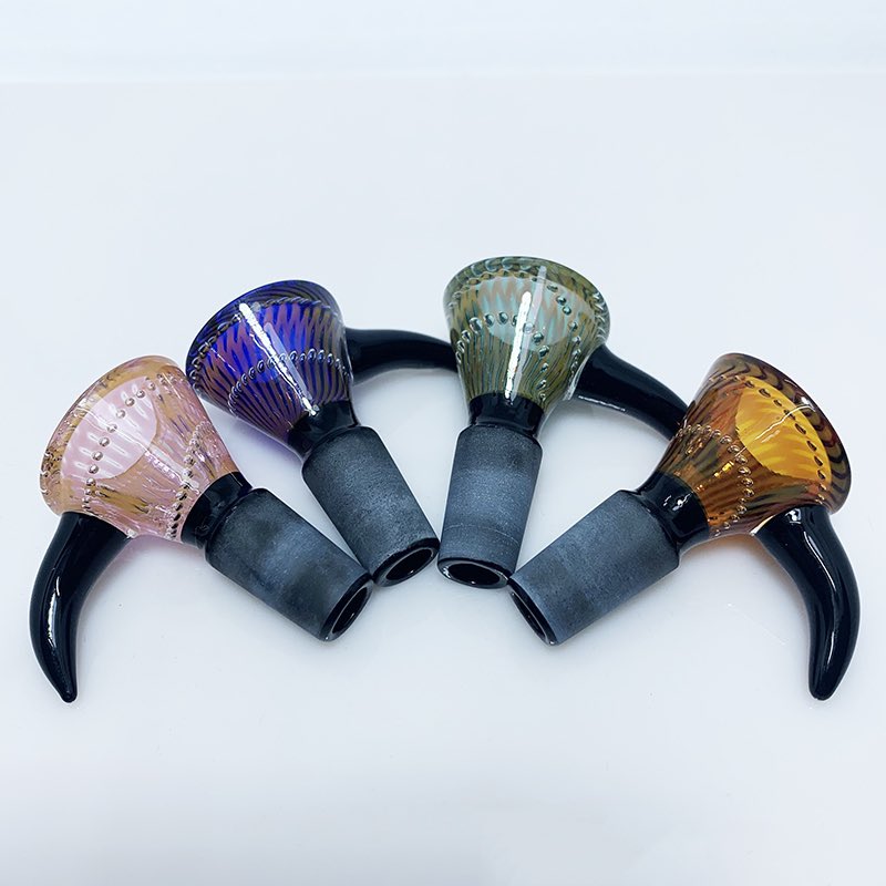 steamcrocodile1's tweet photo. Horn Bowl Hookah 14mm Multicolor Ttriped Glass Bowls  Bong Bowl  Water Pipe Dab Rig https://t.co/59dVYuz3M1