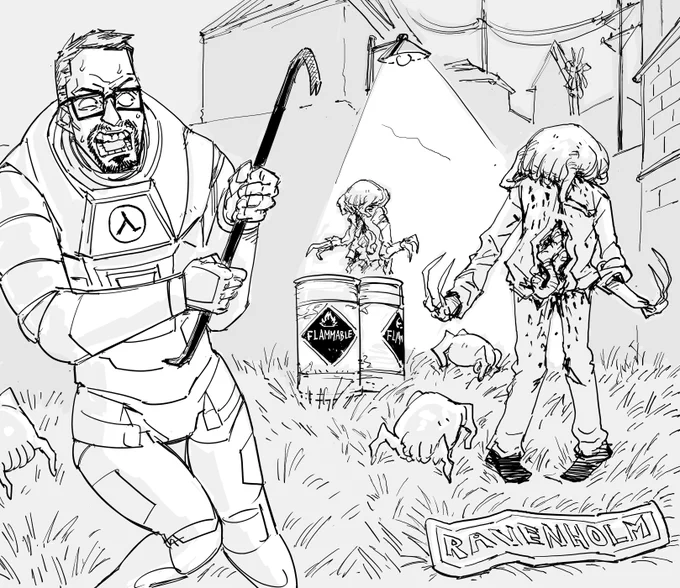 Patreon request:
Gordon Freeman in Ravenholm 