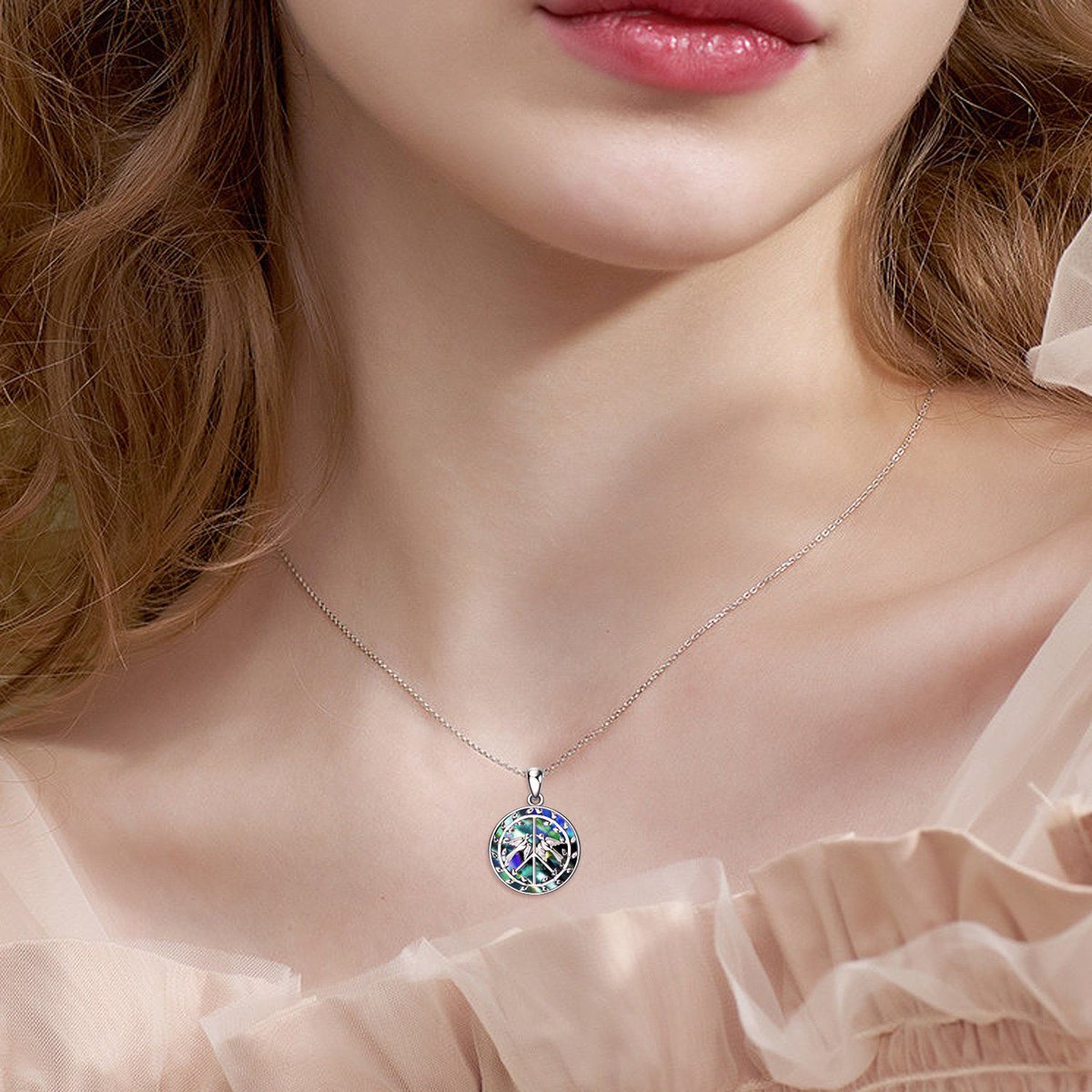 YofEssentials's tweet photo. Excited to share this item from my shop: Sterling Silver Peace Sign Necklace Natural Bird in Tree Shell Jewelry Gifts https://t.co/Sl8vsZVGAF https://t.co/9rhuFnTgCF