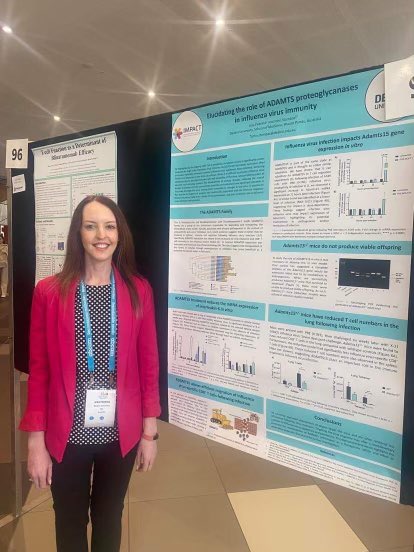 Jess Pedrina, our wonderful PhD student is presenting her work on ECM and immunity at ASI2022 in Melbourne today!