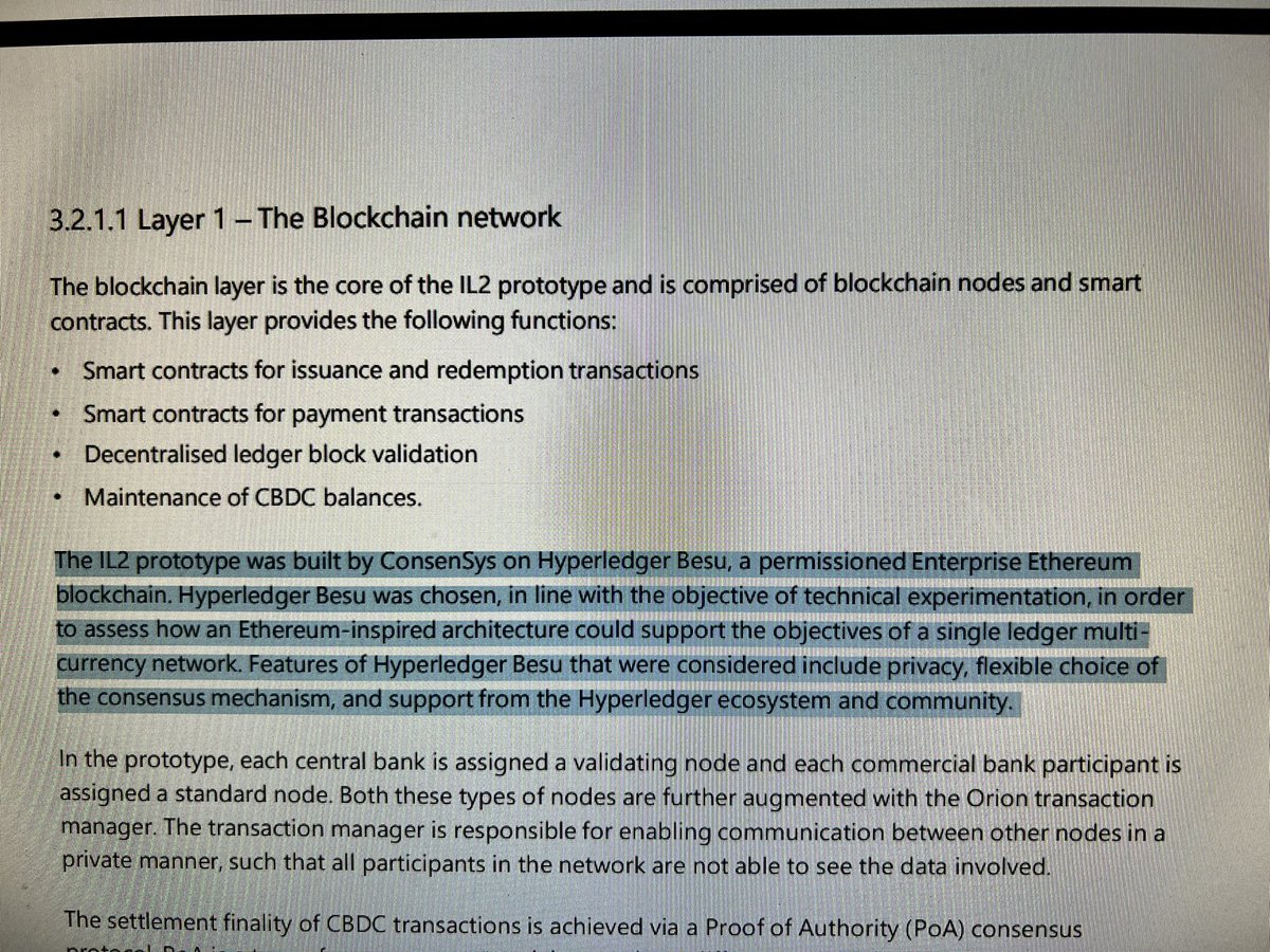 hackableanimal's tweet image. So, we are deep into #CBDC on @dustingoldshow. #Thiel connected #JoeLubin’s company #ConsenSys is working w/ #BIS to build #mBridge (CBDC) on #Ethereum. You can put your head in the sand, BUT the #technocrats are advancing quickly. Many you trust aren’t telling you the truth.