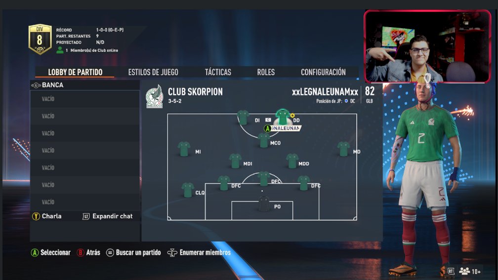 ClubSkorpion's tweet photo. ¡TOCA UN RATO DE CLUBES PRO!
Ya estamos en directo jugando Clubes PRO con seguidores, acá los espero amigos y buenas noches <3
https://t.co/qmimsO1dY9
https://t.co/qmimsO1dY9
https://t.co/qmimsO1dY9
#Fifa23 #ClubesPro #proclubs #clubesproxbox https://t.co/QidwL1y7dT