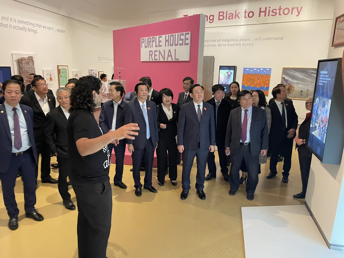 HE Vuong Dinh Hue’s visit to Canberra and first stop was <a href="/nma/">National Museum of Australia</a>   Paul and Julie did us proud hosting the delegation tour.