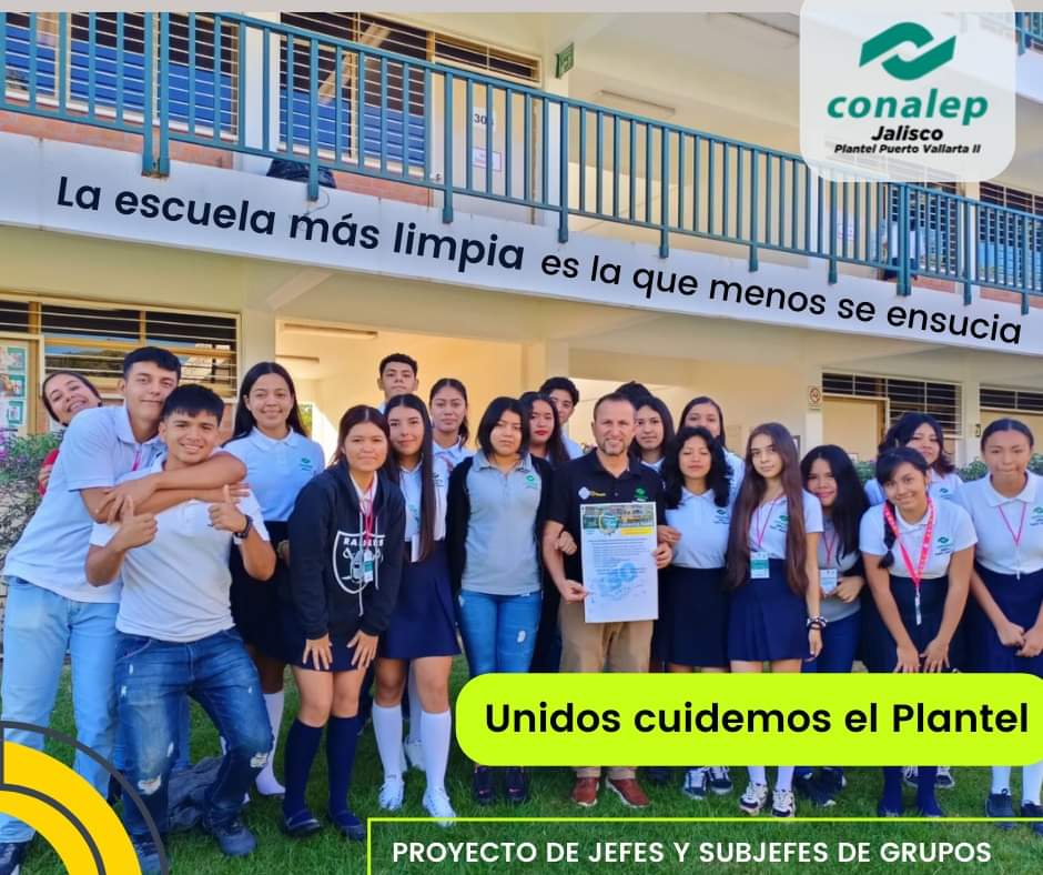 PepePMtz's tweet photo. El día de Hoy los estudiantes del Plantel #ConalepPuertoVallartaII ubicado en Ixtapa, plasmamos en un documento  del Proyecto " #cuidemoselplantel" donde los Jefes y Subjefes de grupo firmaron y se comprometieron a proteger, cuidar, vigilar las áreas verdes, aulas y demás. https://t.co/LGPG4lhW9G