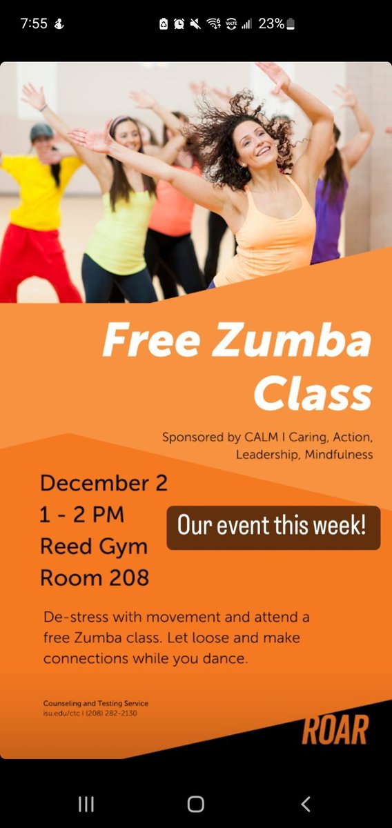 IsuCalm's tweet photo. Welcome Back Bengals! This what's going on this week! Hope to see you there! https://t.co/3AUDDl7lrY