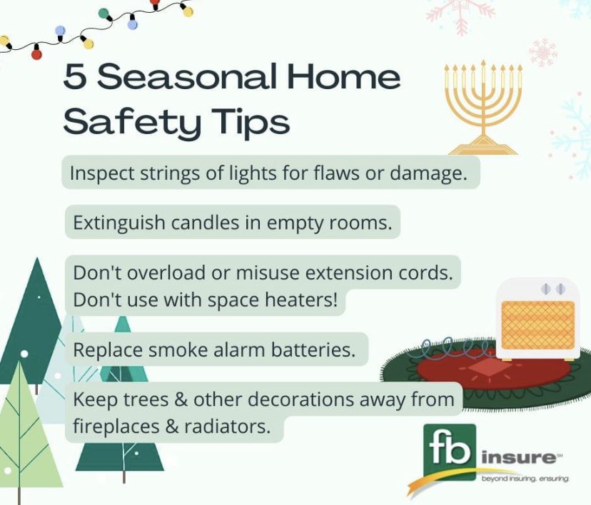 Did you know that space heaters should ALWAYS be plugged into a GFCI wall outlet? Increased electricity &amp; fire use warrants extra caution. Safeguard your home from these seasonal dangers! ⚡️🌨 #decoratingtips #decoratingsafely #seasonalhometips #TuesdayTips