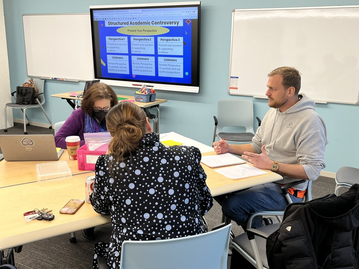 Loved supporting our social studies cohort of MS teachers planning for the transition to intensified courses! Such great discussion, professional learning, reflection, and planning happening <a href="/APSsocstudies/">APS Social Studies</a>! @APSGifted
