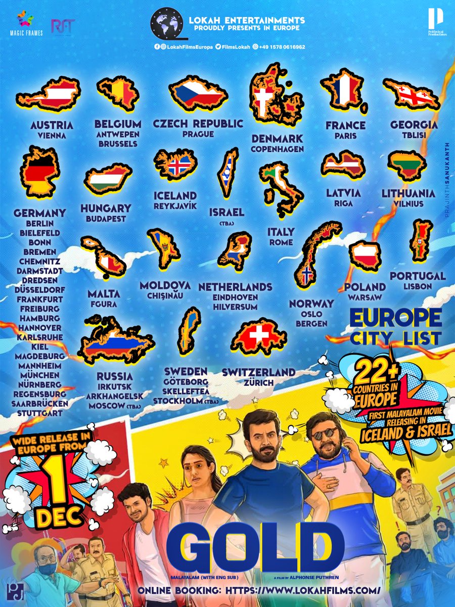 GoldMovieOffl's tweet photo. #Gold Europe City List 😎

#GoldMovie https://t.co/caQpNh7Mpd