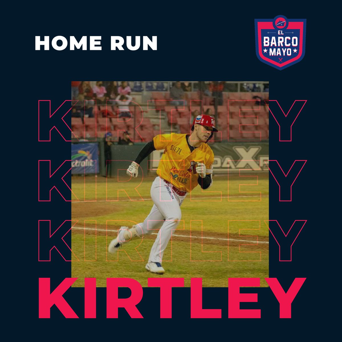 elbarcomayo's tweet photo. PAKATELAAAAS ZACH KIRTLEY🔥🔥🔥
@ZacharyKirtley se va para la calle para darle la ventaja tempranera a los Mayos en Mochis 💪
#VamosMayos #ElBarcoMayo https://t.co/5vyfQGqbm8