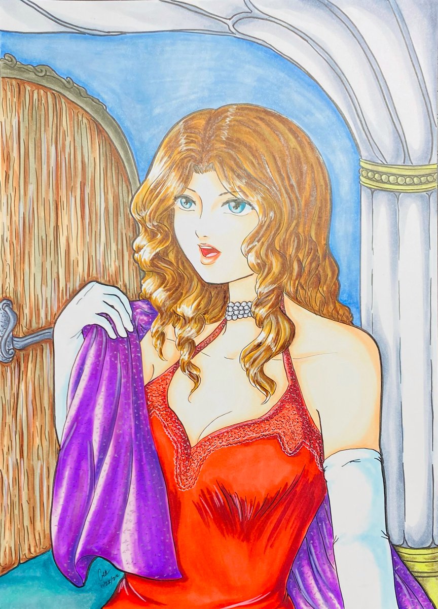 lynearart's tweet photo. Making An Entrance #artistsontwitter #art #drawing #CopicPH #ZigPhilippines #FilipinoArtist #AustralianArtist @ArtMutuals https://t.co/2PzFLXntwS