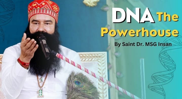 humanitytimes's tweet photo. DNA मानव शरीर की एक बहुत ही जटिल संरचना है हमारी बीमारी और अच्छे स्वास्थ्य में इसका बहुत बड़ा हाथ होता है। 
Ram Rahim Ji समझाते हैं कि DNA शरीर का पावर हाउस होता है और सिर्फ मेडिटेशन के द्वारा ही इसमें बदलाव कर बीमारियों को हराया जा सकता है #CureWithDNA https://t.co/S6P20vDFQN