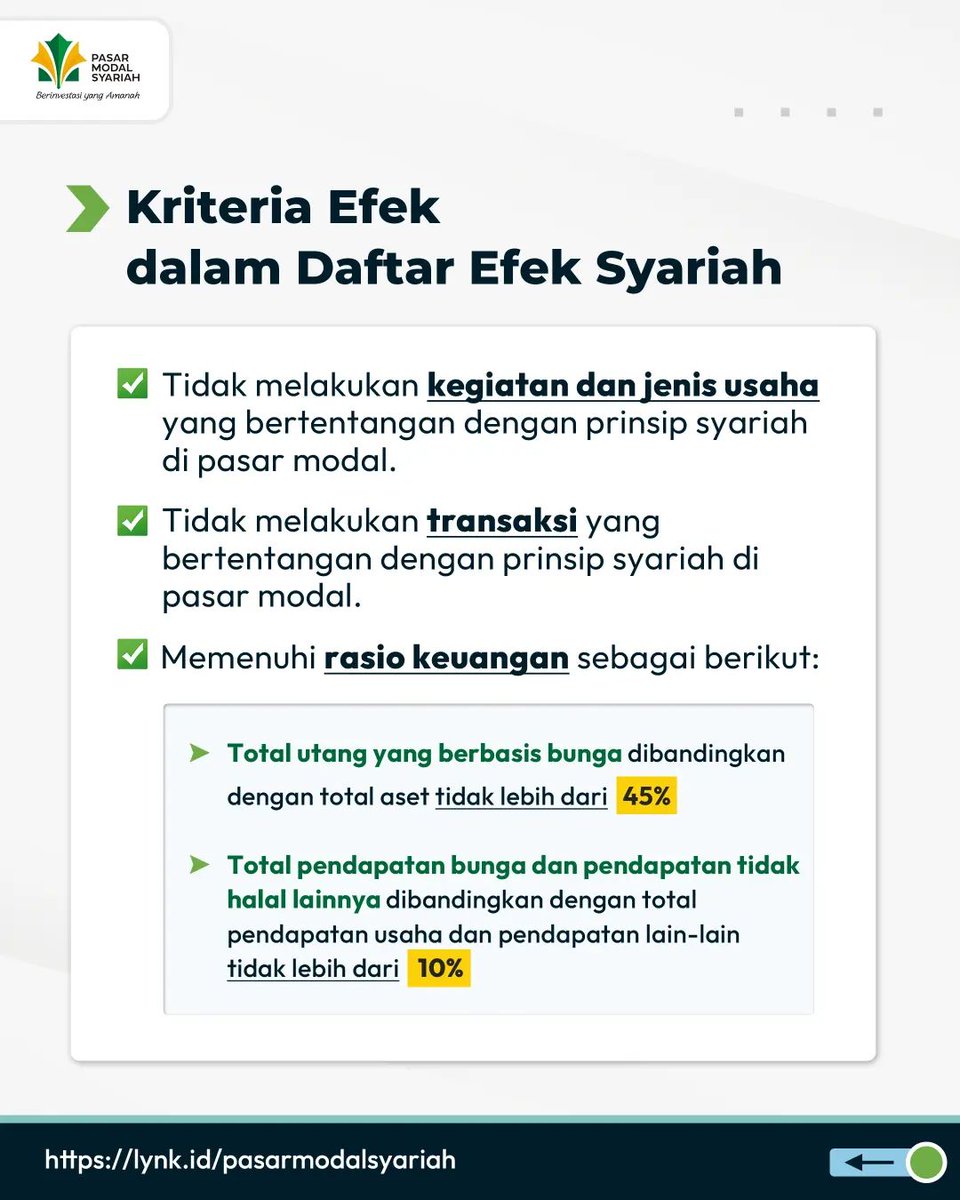 pm_syariah's tweet photo. (PART 2)

---
Daftar Efek Syariah ini mulai berlaku efektif pada tanggal 1 Desember 2022.

Daftar Efek Syariah Periode II - 2022 bisa diakses melalui tautan di bawah ini:
https://t.co/WR77aShCmS

Yuk! Cek daftarnya sekarang. Saham punya kamu masih termasuk DES atau ngga, sob? https://t.co/n5tPmaaaQ5