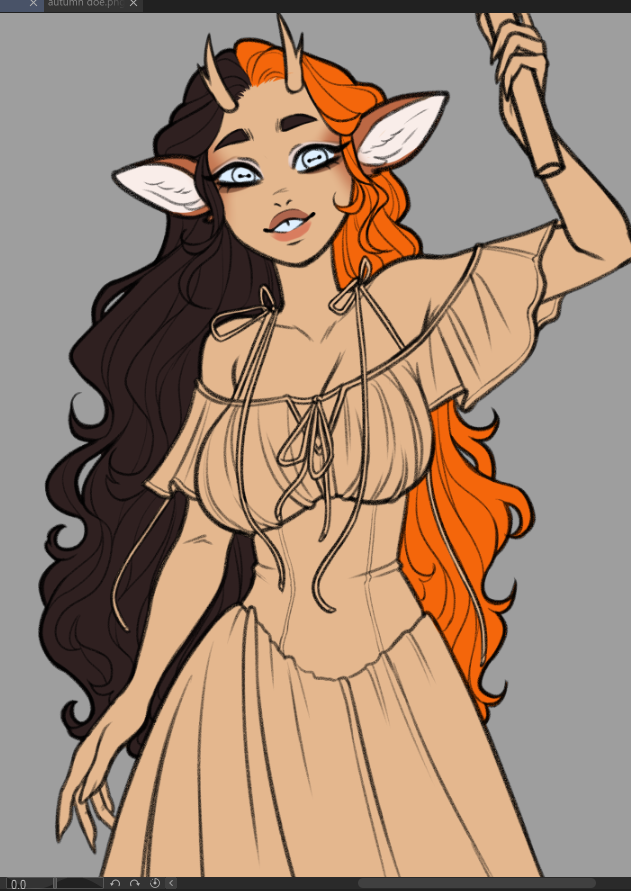 EmyBunnyy's tweet photo. This drawing is really just an excuse for me to draw a dress.

But boy do I love Shiloh https://t.co/NU9gtdEtIm