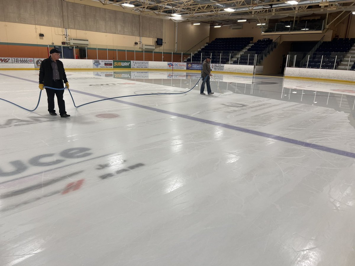 Rick Allwright (@rickallwright) on Twitter photo First flood of the Everest Senior Curling Championships. Turning this arena into a curling rink. #cscc2022 <a href="/everestcurling/">Everest Curling</a> <a href="/CurlingCanada/">Curling Canada</a> #visityas #visitnovascotia First flood of the Everest Senior Curling Championships. Turning this arena into a curling rink. #cscc2022 <a href="/everestcurling/">Everest Curling</a> <a href="/CurlingCanada/">Curling Canada</a> #visityas #visitnovascotia
