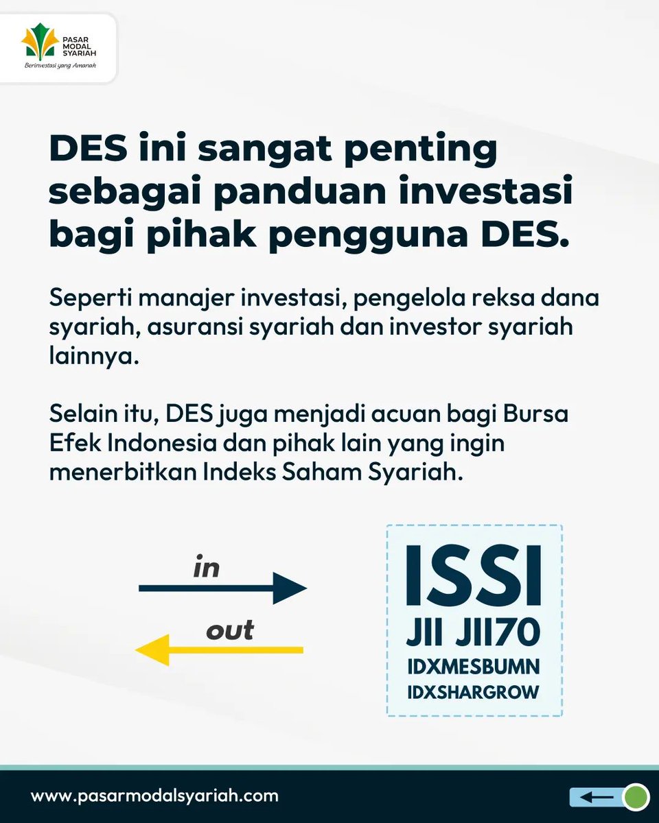 pm_syariah's tweet photo. (PART 1)

---

Daftar Efek Syariah Periode II - 2022 sudah terbit!

Setiap tahunnya, secara periodik Otoritas Jasa Keuangan melakukan penerbitan Daftar Efek Syariah pada akhir Mei dan November yang efektif pada tanggal 1 Juni dan 1 Desember. https://t.co/TezXfN2Ip6