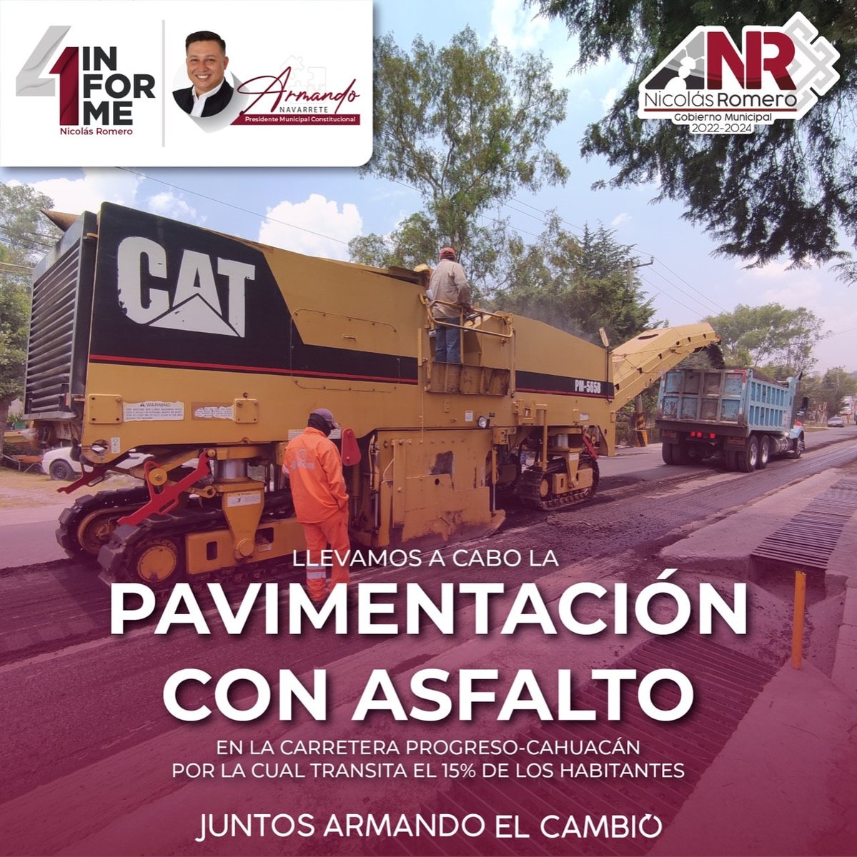 ArmandoNLop's tweet photo. Una prioridad en mi gobierno ha sido la #movilidad. En este año, me di a la tarea de rehabilitar vialidades y, sin importar ámbitos ni competencias, se realizaron importantes acciones en este rubro. Les comparto un ejemplo de ello.
#ArmandoLa4T
#PrimerInformeDeContinuidad https://t.co/nubgtBAeiQ