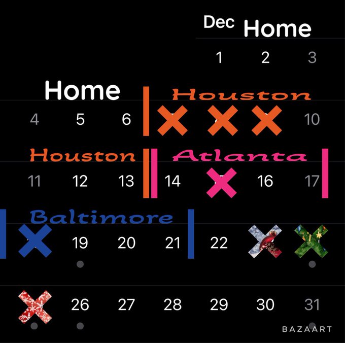 My Dec tour schedule 🥹  *Lord grant me the strength&hellip;* 😂 Anyways.. I&rsquo;m thinking LA the 30th-3rd, what