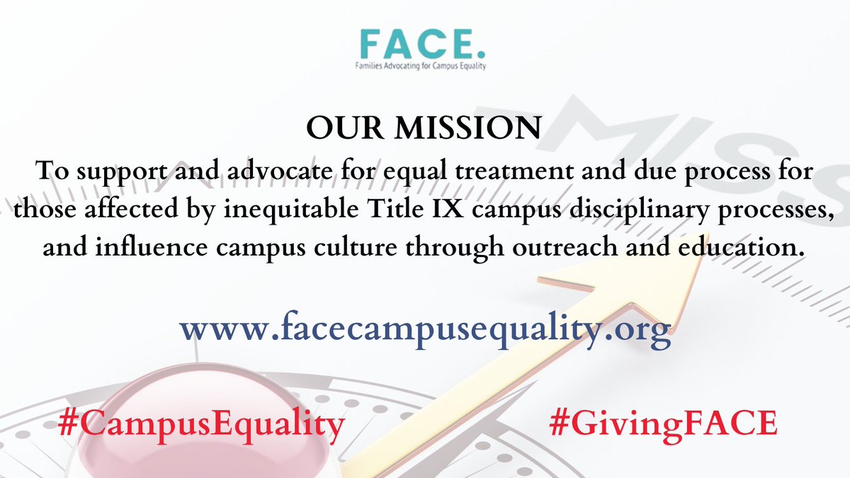 FaceCampusEqual's tweet photo. TODAY is #givingtuesday and YOU can help support FACE’s mission by donating!
https://t.co/HFb5symu2a
______________
#campusequality #titleix #dueprocess #mission #highereducation #highered #nonprofit #GivingTuesday2022 #leadership #education #family #students #donate https://t.co/KRVo2yJFvn