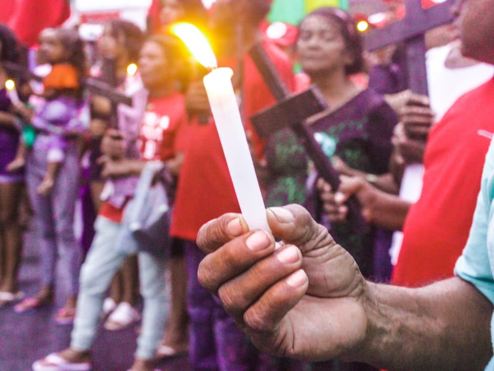 MST_Oficial's tweet photo. As ações integram a agenda de lutas do MST nesta terça-feira, com uma diversidade de atividades nos acampamentos e assentamentos de Reforma Agrária do estado contra a violência e a impunidade.
📷 Fotos: Mykesio Max
#JaelsonVive #BastaDeViolênciaNoCampo #ContraViolência https://t.co/ACCdE2mDQq