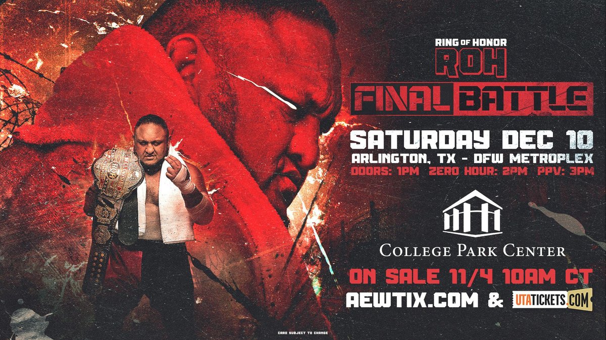 JRPLOfficial's tweet photo. #JRPL is gearing up for it's first double header of the year on December 10th!

JRPL Final Battle takes place at 4PM Eastern (3PM Deadline)

JRPL Deadline takes place at 8PM Eastern (7PM Deadline... confusing but you know what we mean)

REGISTER TODAY:
https://t.co/c0ou90qH0a https://t.co/mrE25ucpxF