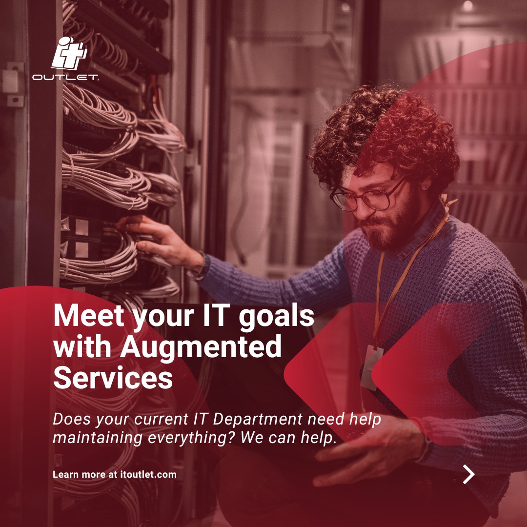 Don't fall behind on your IT projects because your team doesn't have the capacity. The Nerds You Love To Know at IT Outlet have the expertise to assist your team on any projects you have. Visit hubs.ly/Q01tx4LN0 to learn more.