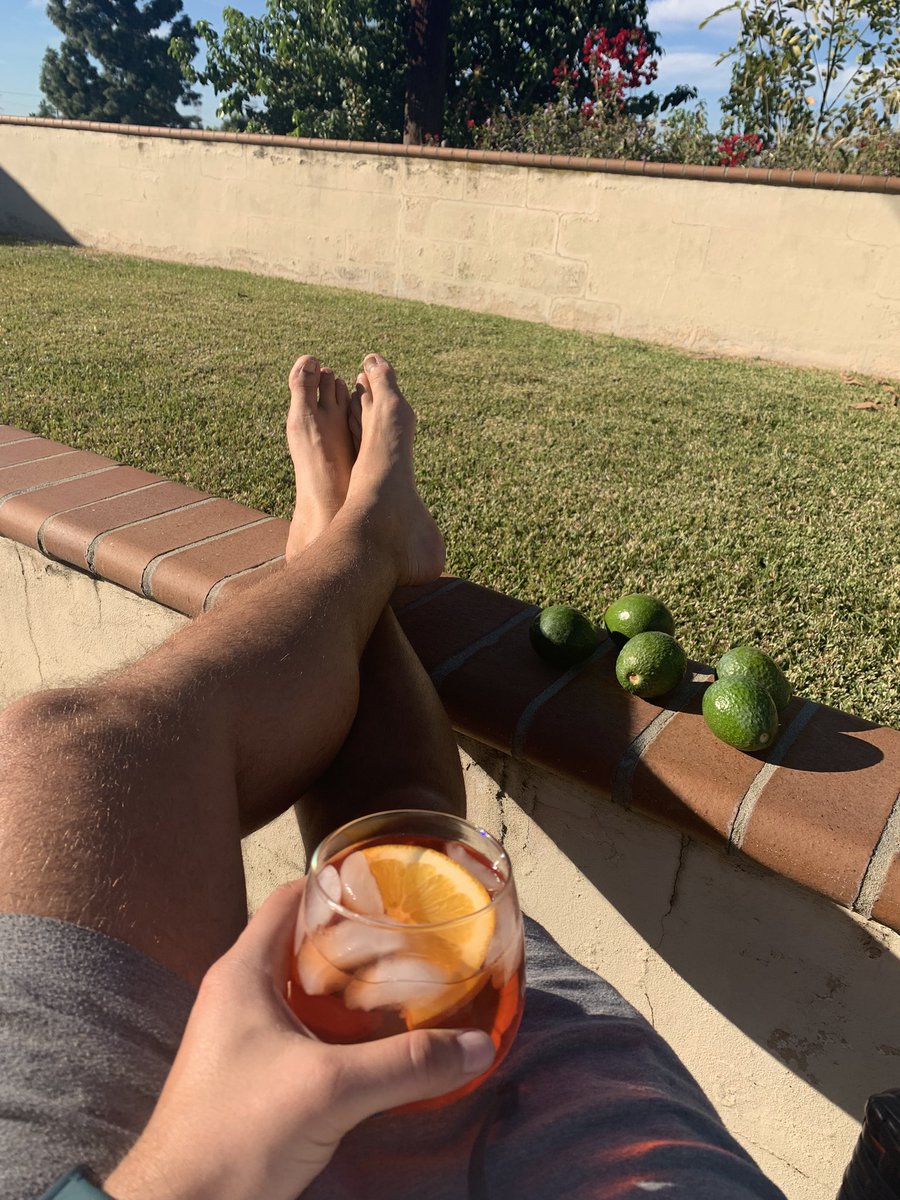 Mr_JCS_'s tweet photo. ••• Freshly harvested avocados from my uncle's garden and an Aperol Spritz in the sunshine. Perfect. •••

#avocado #aperol #california #losangeles #ca #itsfiveoclocksomewhere https://t.co/5xeghjCPKu