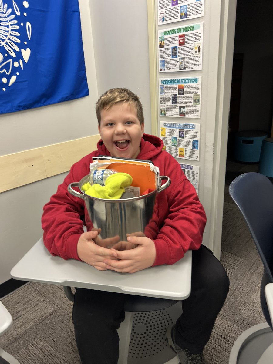 Mrs_G_MMS's tweet photo. Day after Thanksgiving break got you down? Hereโs a throwback to one of my favorite days this year, โAnything but a book bagโ! I love how creative these kids got! #memorialpride https://t.co/HZNTm6YFvc