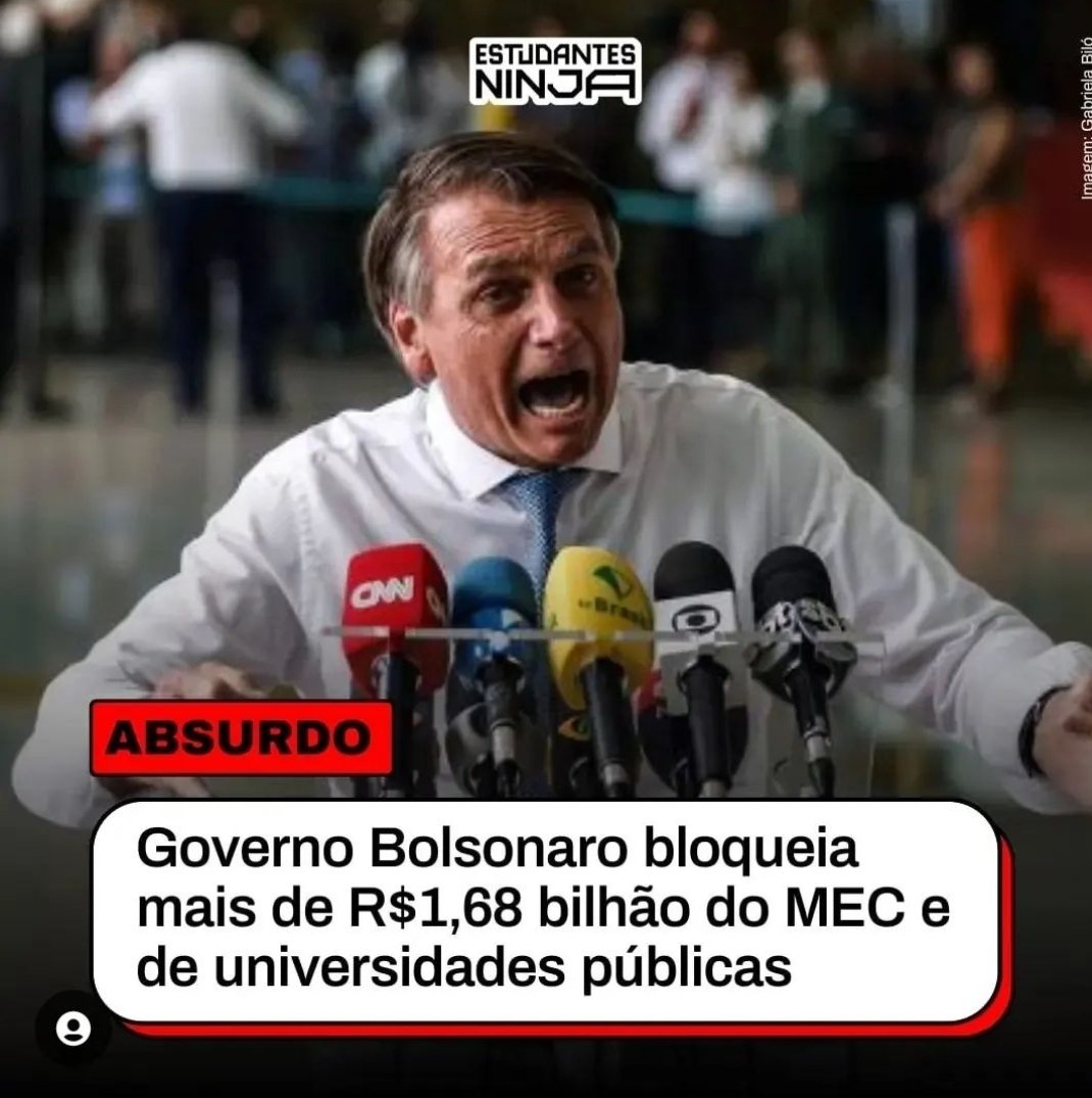 Davidson65's tweet photo. Ele não pára de prejudicar o país! Bolsonaro é inimigo do conhecimento.
#cortedeverbas #naoaocortedeverbas
#universidadepublica https://t.co/MgqpAMpjbW