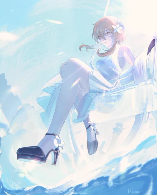 above the surface of celestia #GenshinImpact #GenshinImpactCC #原神 #Lumine 