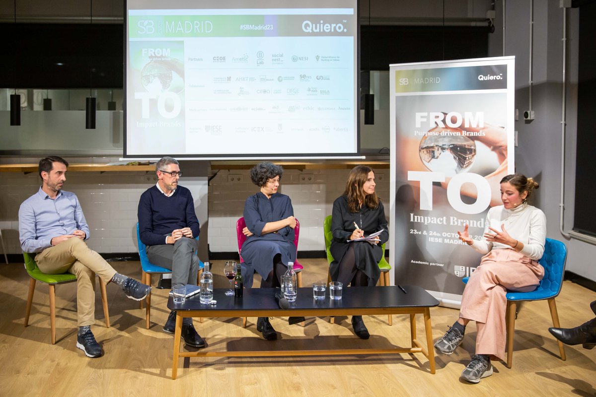 On this evening's presentation, a debate on sustainability, greenwashing, impact and purpose took place with <a href="/pina_sandra/">Sandra Pina</a> moderating the conversation with <a href="/carolblazquez1/">CarolBlazquez</a>, <a href="/gorkagoikoetxea/">gorka goikoetxea</a>, <a href="/alfonsoferAF/">Alfonso Fernández</a>, <a href="/GloriaGubianas/">Gloria Gubianas</a>