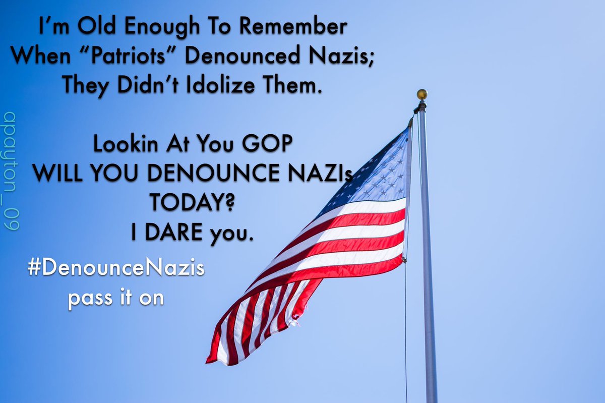 CovfefeGazpacho's tweet photo. #DenounceNAZIs pass it on https://t.co/xanYwFnYmK