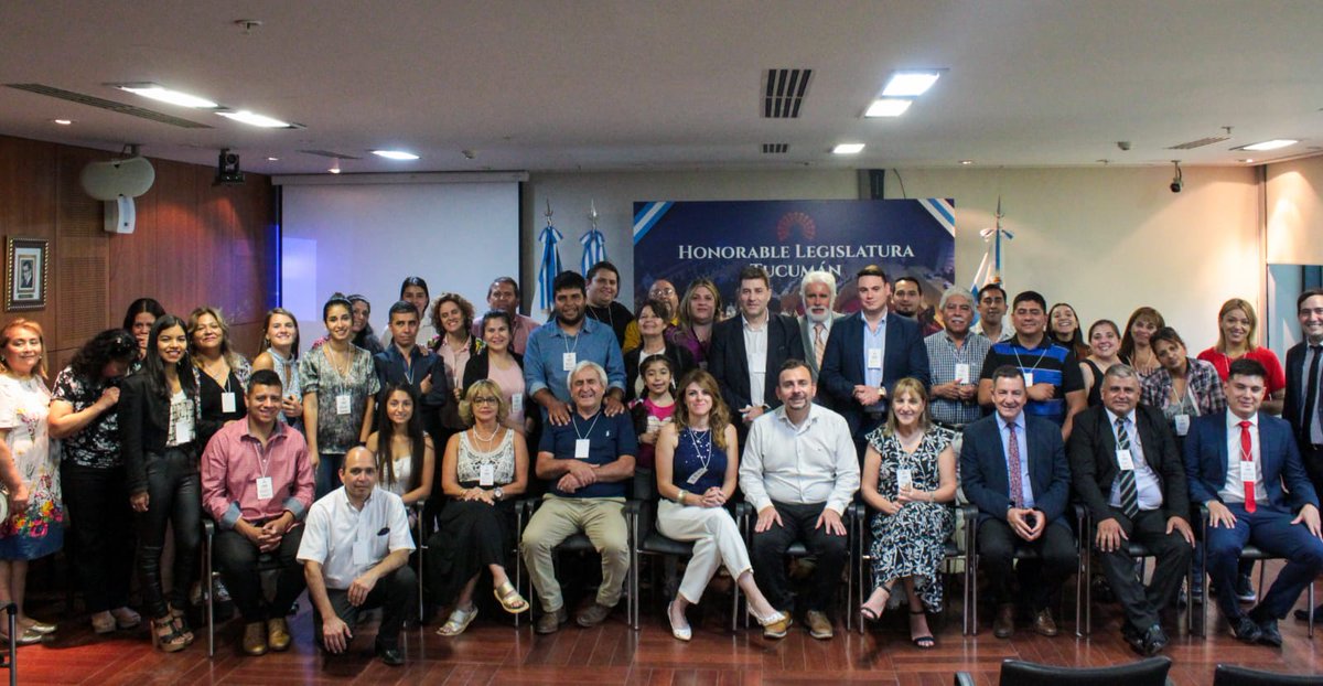 AnaValoy's tweet photo. Se realizó hoy en la Legislatura la Conferencia "Uniendo Naciones y Reconciliando el Mundo" de @Parlamentoyfe_ en base a los #ODS, con autoridades provinciales y municipales, pastores, académicos y líderes sociales. 
En acuerdo por asuntos que nos convocan por el bien de #Tucuman https://t.co/NCPcTecXmC