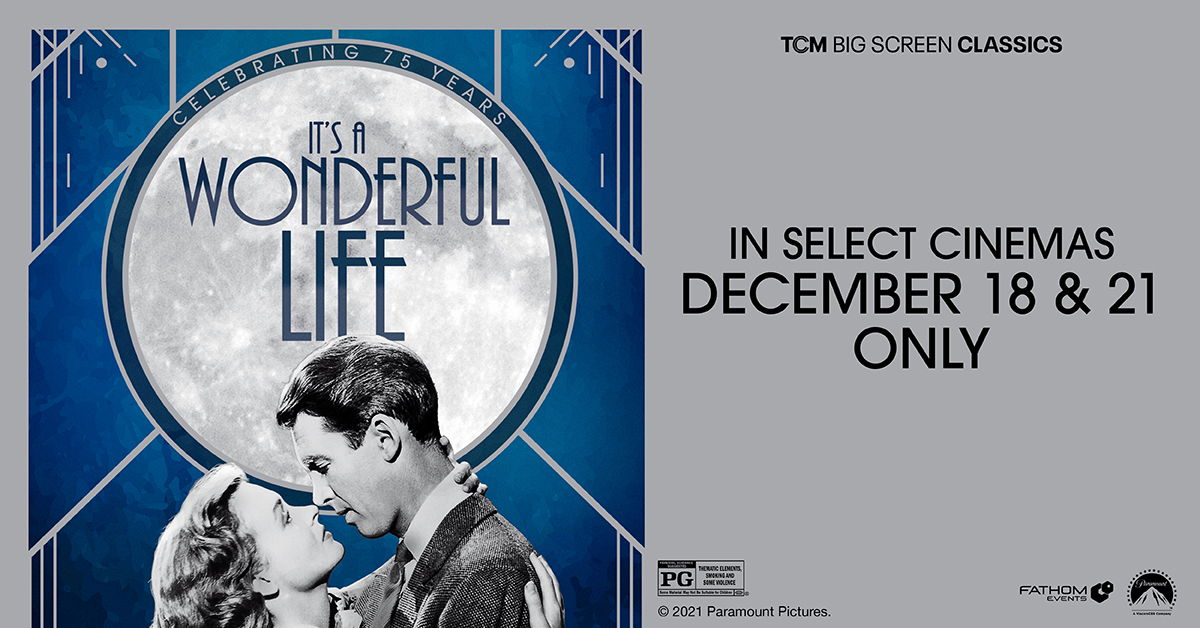 FathomEnt's tweet photo. The most loved Christmas film of all time! It's a Wonderful Life will be back in theaters nationwide to close TCM's Big Screen Classics season. Relive all the🎄joy December 18 &amp; 21.

#TCMBigScreenClassics

➡️ https://t.co/XxUuao621E https://t.co/Sj8IVQBhfG