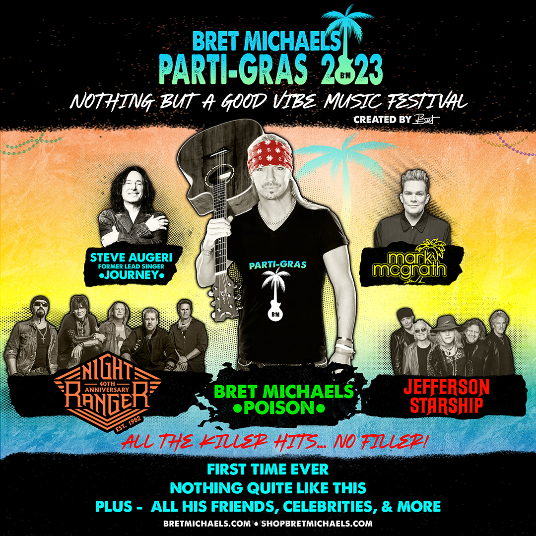 bretmichaels's tweet photo. Reminder: Facebook Live on 12/6/2022!

Stay tuned for Parti-Gras 2023 ticket information, and check out the VIP Package information at https://t.co/V2DjDLBMVE!

#RockYourHolidayHappiness #PartiGras #NBAGV https://t.co/tk4RF9j5N9