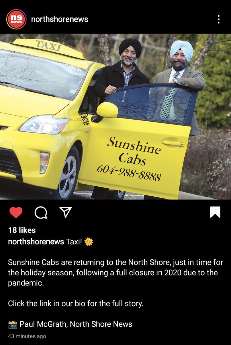 gurdipsahota's tweet photo. We did the photo shoot yesterday for the print edition of the @NorthShoreNews. Thank you to Paul McGrath, for the mugshots πΈπππ
#WeAreBack #SunshineCabs #NorthShore #NorthVan #WestVan #taxi #cab #BCTaxis https://t.co/m5GFKXoftR