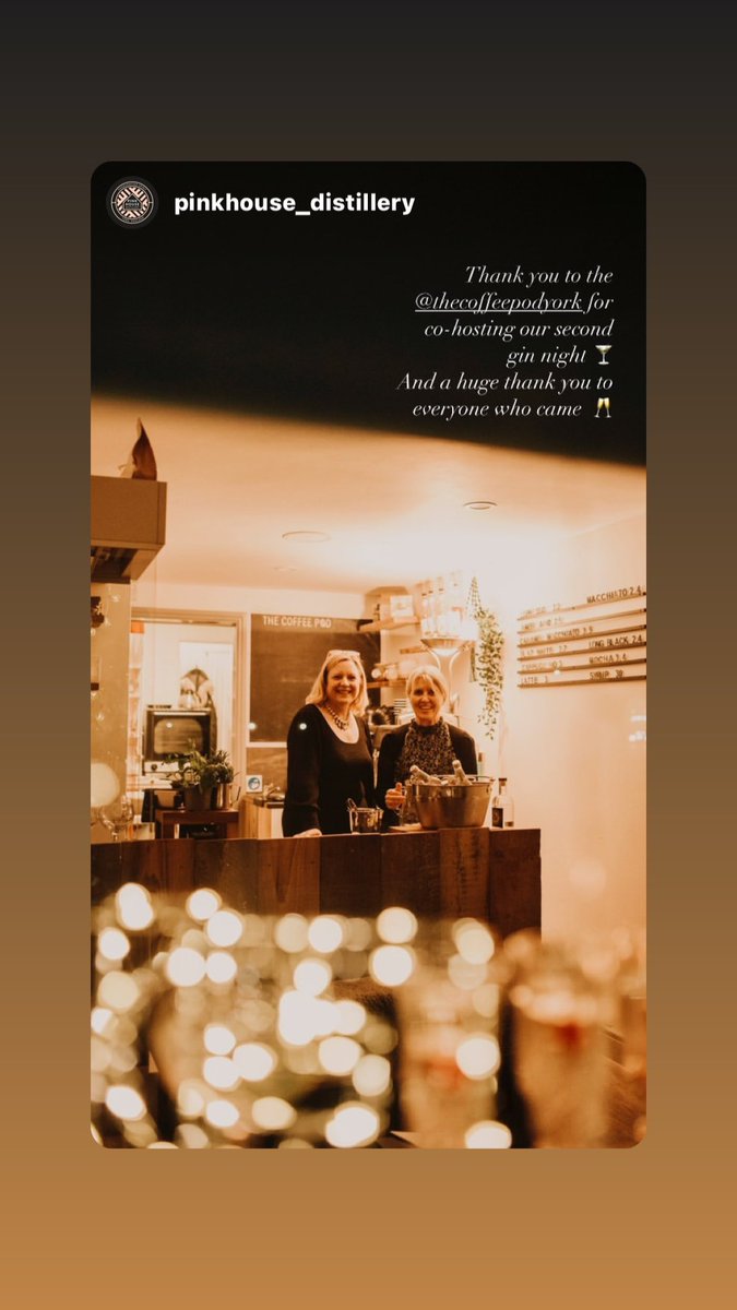 2thecoffeepod's tweet photo. Amazing gin and canapé nights at the pod with pinkhouse distillery, who make amazing gin in Bishopthorpe, message us for details if you would like to come to one of out fabulous evenings. https://t.co/AbJz4p9TyT